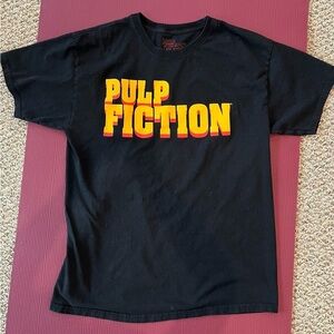 Pulp Fiction Black T-Shirt Size Large 100% Cotton Men’s